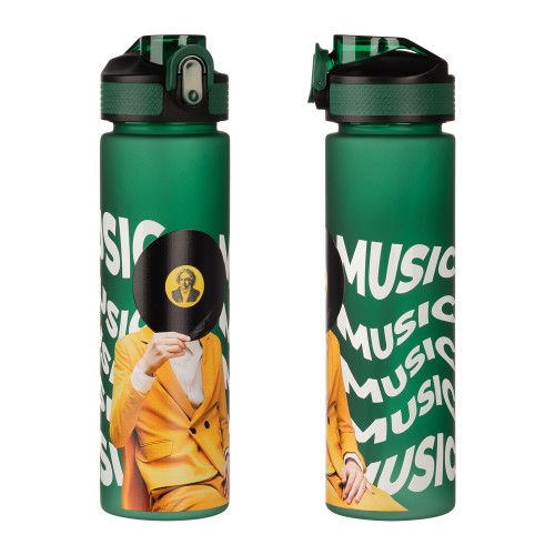 Бутылка для воды Флип (Flip), темно-зеленая