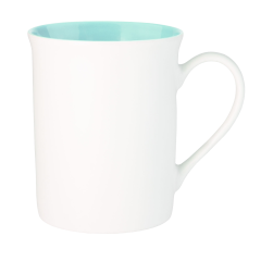 Керамическая кружка Astra, белый/аква