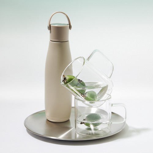 Кружка стеклянная с двойными стенками Виора (Viora)