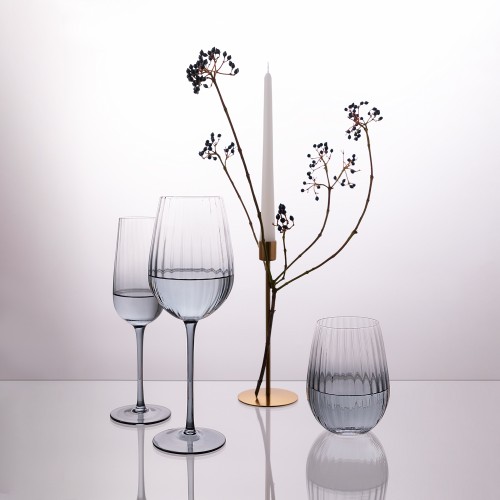 Бокал для вина Мансера (Mancera), градиент серый