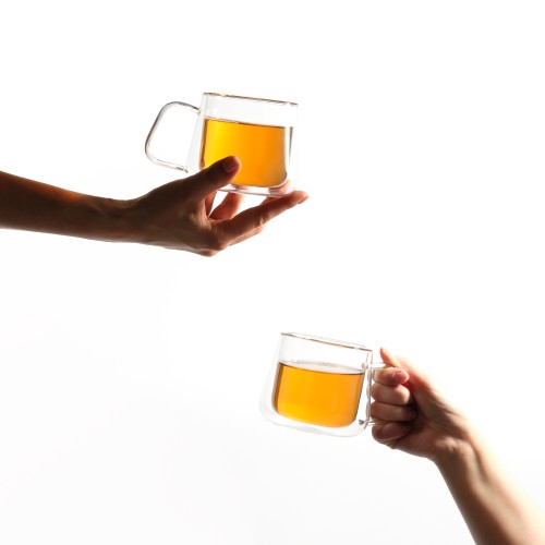 Кружка стеклянная с двойными стенками Дольче (Dolce)