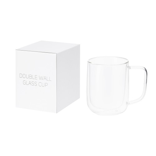 Кружка стеклянная с двойными стенками Виора (Viora)