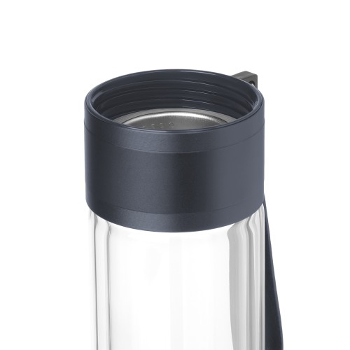 Бутылка стеклянная с двойными стенками Терсо (Terso), синяя