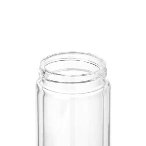 Бутылка стеклянная с двойными стенками Терсо (Terso), черная