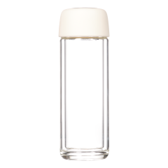 Бутылка стеклянная с двойными стенками Bianca, белая