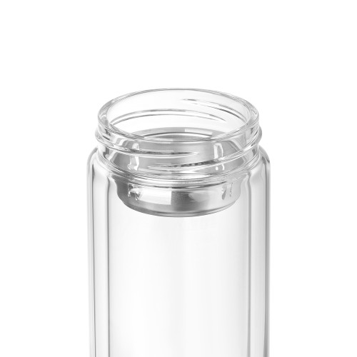 Бутылка стеклянная с двойными стенками Аравия (Aravia), синяя