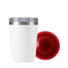 Термокружка вакуумная с керамическим покрытием Арктик (Arctic), белый/красный Термокружка вакуумная с керамическим покрытием Арктик (Arctic), белый/красный