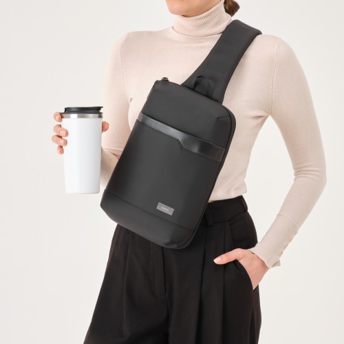 Термокружка вакуумная Палермо (Palermo), белая, зернистое покрытие