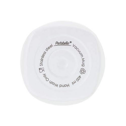 Термокружка вакуумная Viva, белая