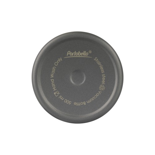 Термобутылка вакуумная герметичная Соренто (Sorento), серая, зернистое покрытие