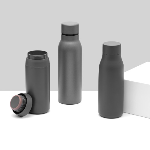 Термобутылка вакуумная герметичная Севилла (Sevilla), серая