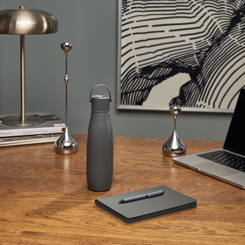 Термобутылка вакуумная герметичная Боска (Bosca), серая