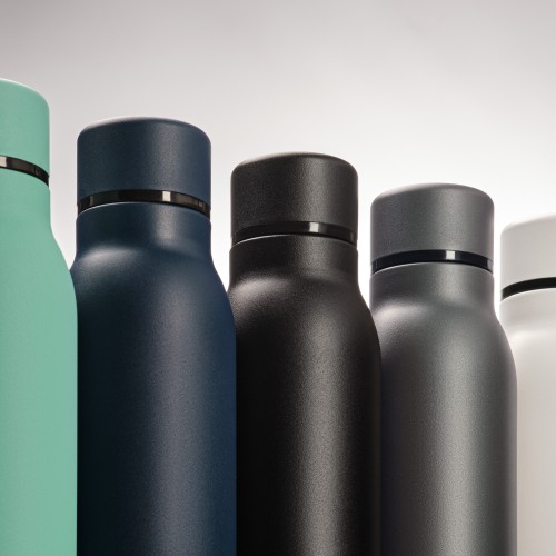Термобутылка вакуумная герметичная Соренто (Sorento), серая, гладкое покрытие