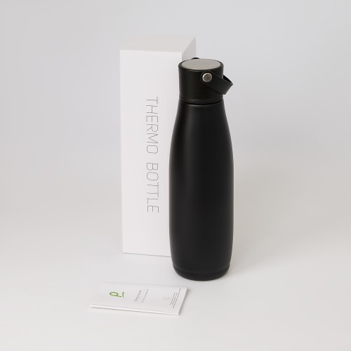 Термобутылка вакуумная герметичная Боска (Bosca), бежевая