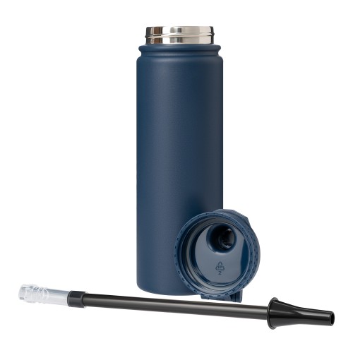 Термобутылка вакуумная герметичная Савона (Savona), синяя