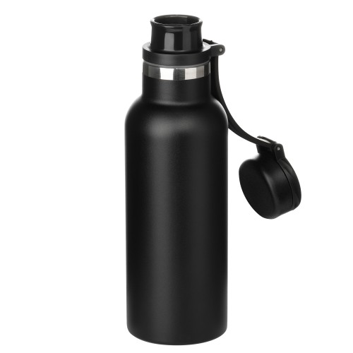 Термобутылка вакуумная герметичная Модена (Modena), черная