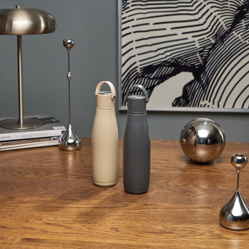 Термобутылка вакуумная герметичная Боска (Bosca), серая