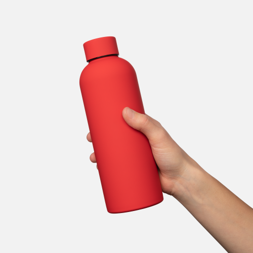 Термобутылка вакуумная герметичная Прима (Prima), красная