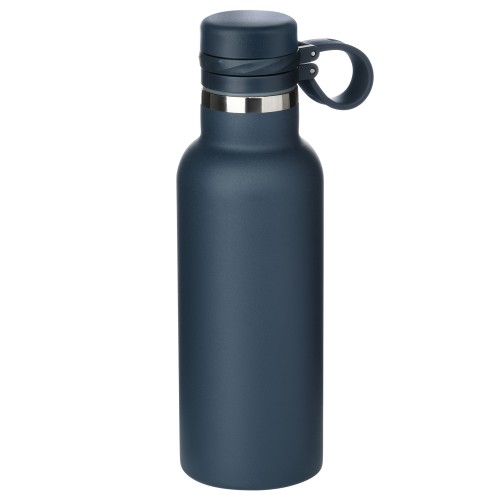 Термобутылка вакуумная герметичная Модена (Modena), синяя