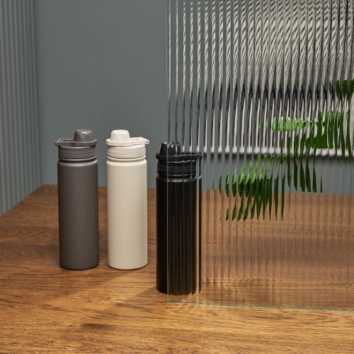 Термобутылка вакуумная герметичная Савона (Savona), серая