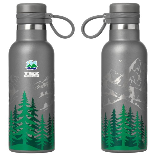 Термобутылка вакуумная герметичная Modena, серая