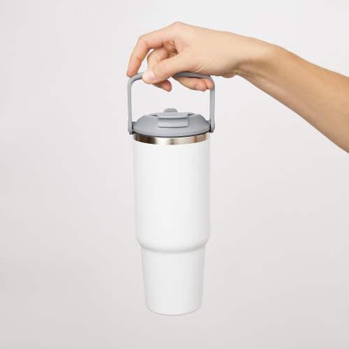 Термокружка вакуумная Монтана (Montana), белая