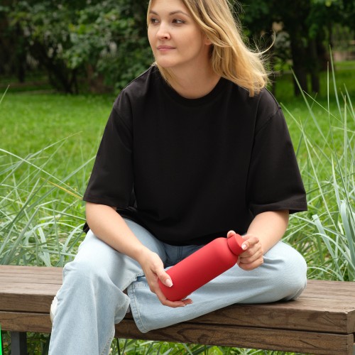 Термобутылка вакуумная герметичная Прима (Prima), красная