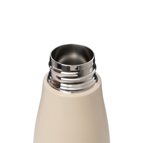 Термобутылка вакуумная герметичная Боска (Bosca), бежевая