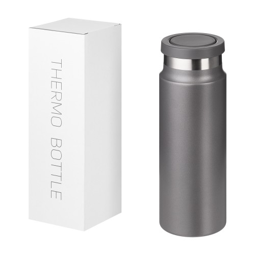 Термобутылка вакуумная герметичная Allegra, серая