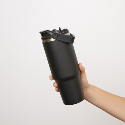 Термокружка вакуумная Монтана (Montana), черный