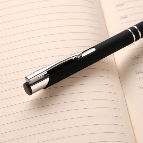 Шариковая ручка Альфа (Alpha), черная