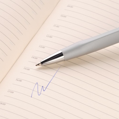 Шариковая ручка Пирамид Нео (Pyramid NEO), серебро