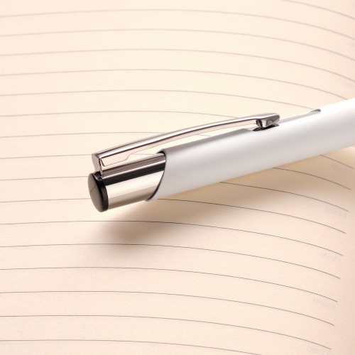 Шариковая ручка Альфа (Alpha), белая