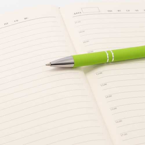 Шариковая ручка Альфа (Alpha), салатовая