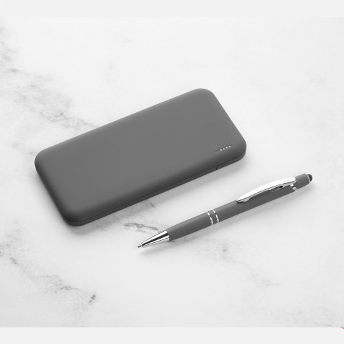 Шариковая ручка Комет Нео (Comet NEO), серая