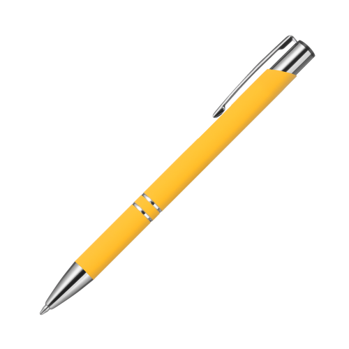 Шариковая ручка Альфа (Alpha), желтая