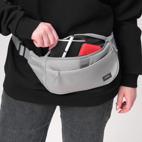 Поясная сумка Бостон (Boston), серый