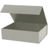 Подарочная коробка-трансформер большая, серая Подарочная коробка-трансформер большая, серая