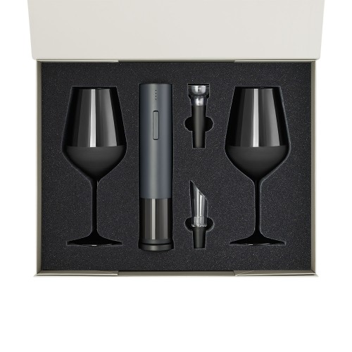 Ложемент под 2 бокала для вина + набор для вина Сакраменто (Sacramento) в большую коробку-трансформер (арт. 695722)