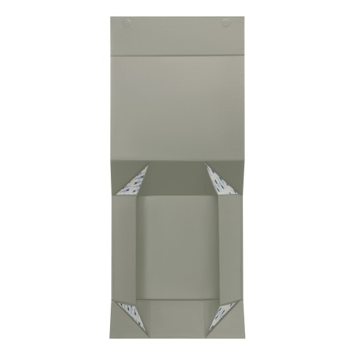 Подарочная коробка-трансформер большая, серая