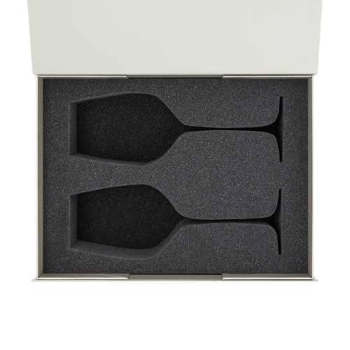 Ложемент под 2 бокала для вина (рифленое стекло) в среднюю коробку-трансформер (арт. 695721)