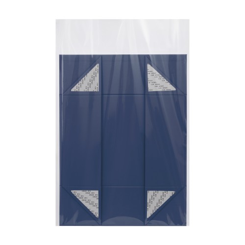 Подарочная коробка-трансформер средняя, синяя