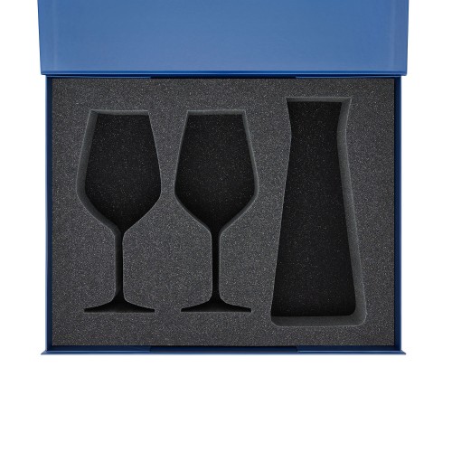 Ложемент под 2 бокала для вина + декантер в большую коробку-трансформер (арт. 695722)