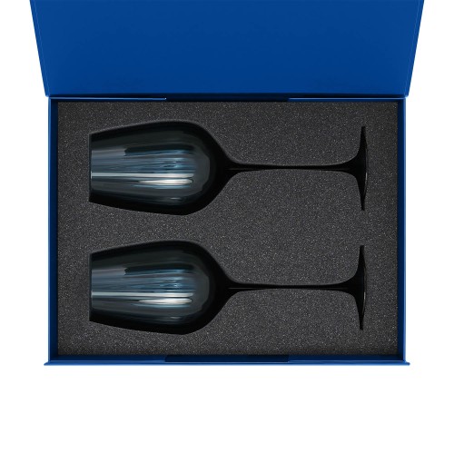 Ложемент под 2 бокала для вина (рифленое стекло) в среднюю коробку-трансформер (арт. 695721)