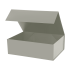 Подарочная коробка-трансформер средняя, серая