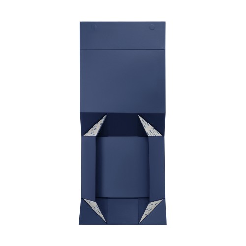Подарочная коробка-трансформер средняя, синяя