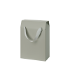 Подарочная коробка-пакет универсальная малая, серая Подарочная коробка-пакет универсальная малая, серая