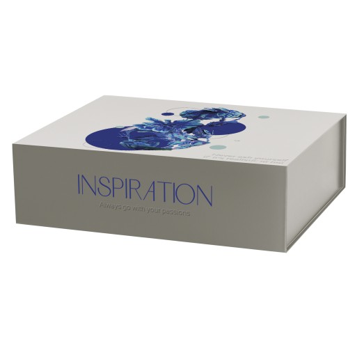 Подарочная коробка-трансформер большая, серая