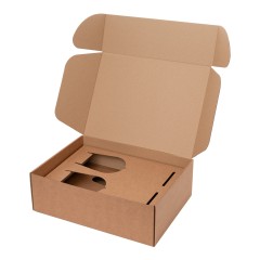 Доп. ложемент под 2 бокала для вина (для рифленого стекла) в среднюю универсальную коробку (арт. 21002.020)