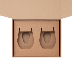 Доп. ложемент под 2 стакана для воды (для рифленого стекла) в малую коробку (арт. 21001.020)